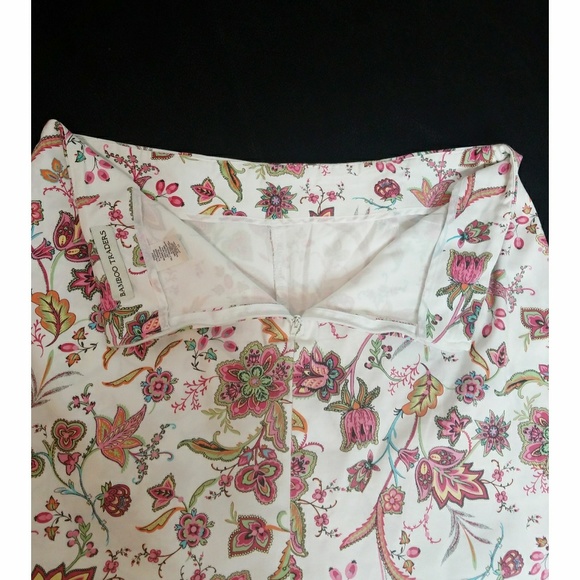 Bamboo Traders Floral Print Skort sz 12 - Picture 3 of 4